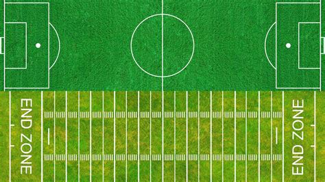 whats bigger a football or soccer field? The size of these two fields might surprise you!